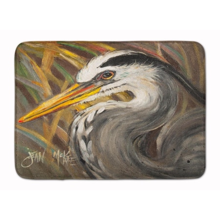 Carolines Treasures Blue Heron Machine Washable Memory Foam Mat JMK1012RUG